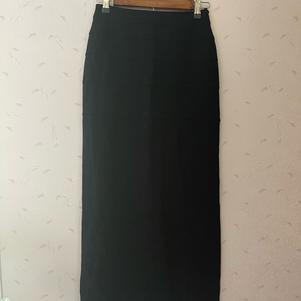 Escada Black Maxi Skirt